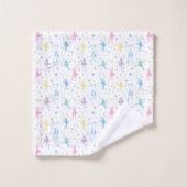 Girly Ballerina Dancer - Ballet Pattern Bad Handdoek (Wasdoekje)