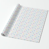 Girly Ballerina Dancer - Ballet Pattern Cadeaupapier (Uitgerold)