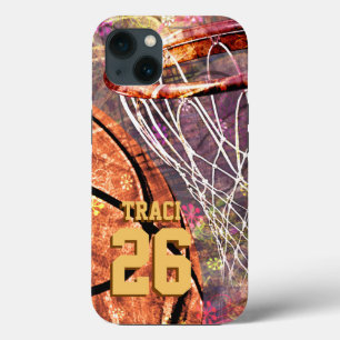 Girly Basketball iPhone 13 Hoesje