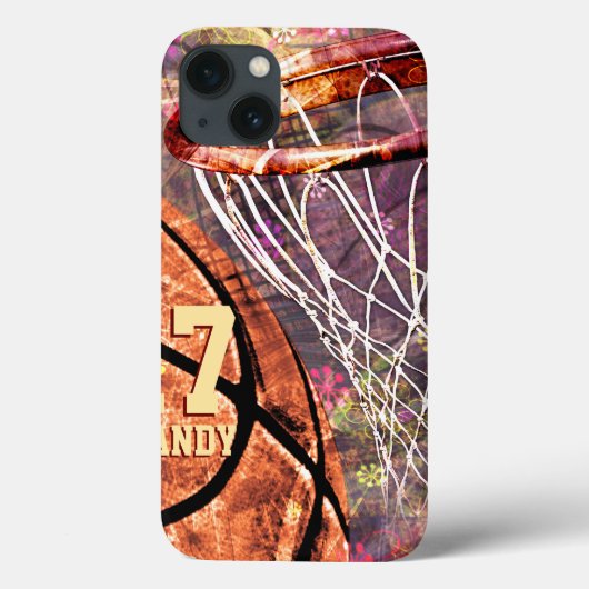 Girly Basketball Case-Mate iPhone Case (Achterkant)