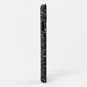 Girly Black Glitter Name Persoonlijk Case-Mate iPhone Case (Achterkant/rechts)