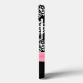 Girly Black & White Damask Case-Mate iPhone Case (Achterkant / Links)