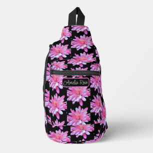 girly bloemmotief schattige daisy sling bag