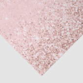 Girly Blush Pink Sparkle Glitter Tissuepapier (Detail)