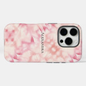 Girly Blush Pink Tie Dye Case-Mate iPhone Case (Achterkant (horizontaal))
