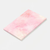 Girly Blush Pink Tie Dye Post-it® Notes (Schuin)