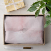 Girly Blush Pink Waterverf Tissuepapier (Geschenk)