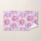 Girly Blush Roze Chic Lavendel Bloemen Bad Handdoek (Handdoek)