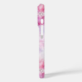 Girly Blush Roze Chic Lavendel Bloemen Case-Mate iPhone Case (Achterkant / Links)