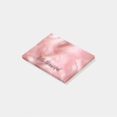 Girly Blush Roze Faux Bont Wrapping Papier Post-it® Notes (Schuin)