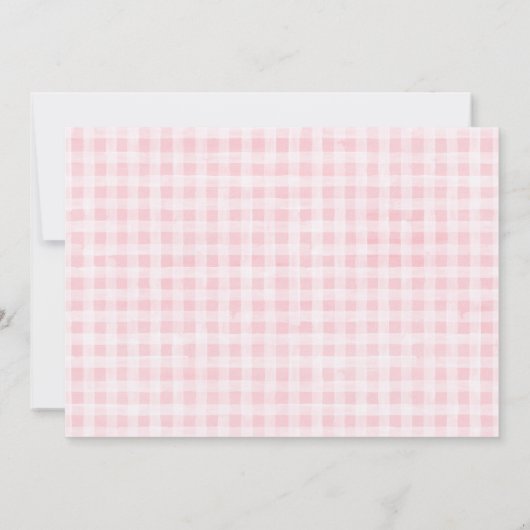 Girly Boerderij Verjaardagsfeestje Uitnodiging (Achterkant)