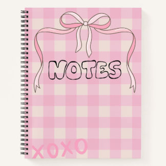 Girly Bow Notebook Notitieboek