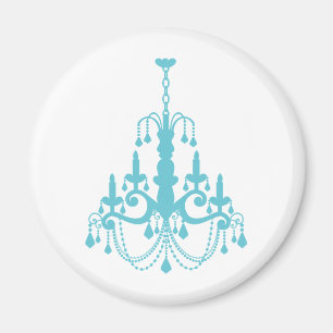 Girly Chandelier Magneet