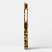 Girly Chic Jaguar Skin Print Name Persoonlijk Case-Mate iPhone Case (Achterkant / Links)