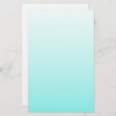 Girly chic turquoise aqua Robins Egg Blue Briefpapier (Voorkant / Achterkant)