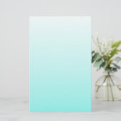 Girly chic turquoise aqua Robins Egg Blue Briefpapier (Staand voorkant)