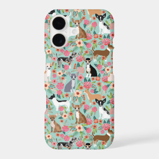 Girly Chihuahua Floral Pattern