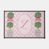 Girly Chinoiserie Ginger Jar Topiary Doormat Deurmat (Voorkant)