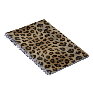 Girly chique luipaard bont dier print patroon leuk notitieboek