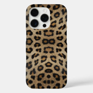 Girly chique luipaard bont dier print patroon tren iPhone 16 pro hoesje