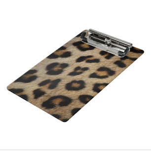 Girly chique luipaard bont dier print patroon tren mini klembord