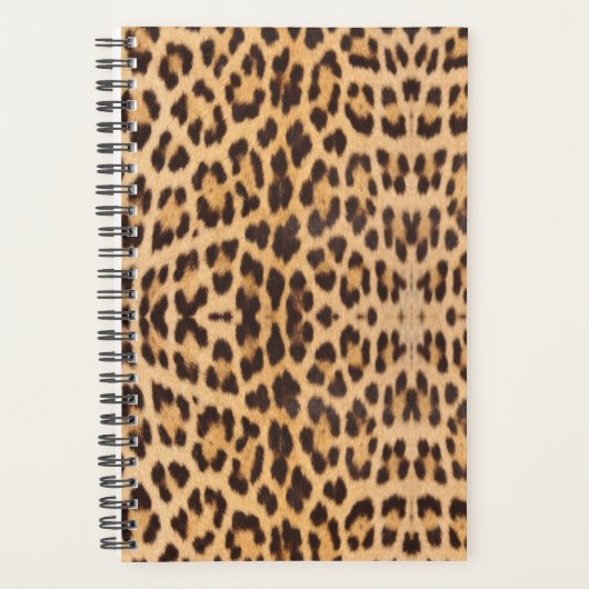 Girly chique wilde safari dier luipaard planner (Voorkant)