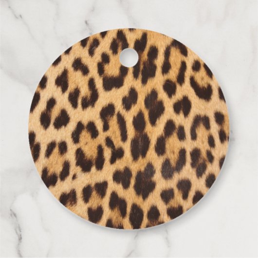 Girly chique wilde safari dier luipaard print bedankjes labels (Achterkant)
