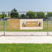 Girly Confetti 2 Foto Congrats Afstudeerder Party  Spandoek (Insitu)