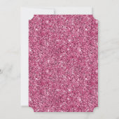 Girly Cotton Snoep Roze Glitter Kaart (Achterkant)