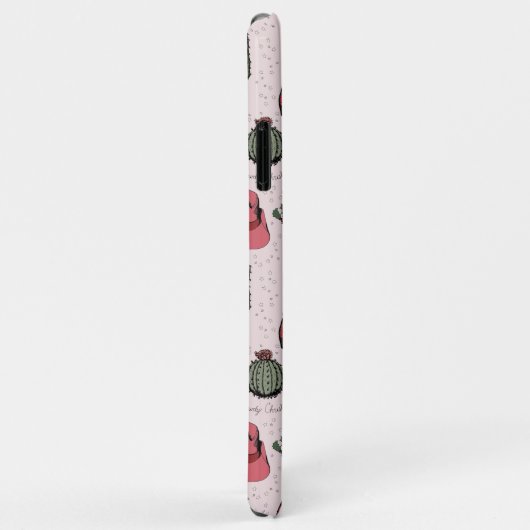 Girly Country Cowgirl Kerstmonogram Case-Mate iPhone Case (Achterkant/rechts)