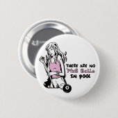 Girly Cue Ronde Button 5,7 Cm (Voorkant /achterkant)