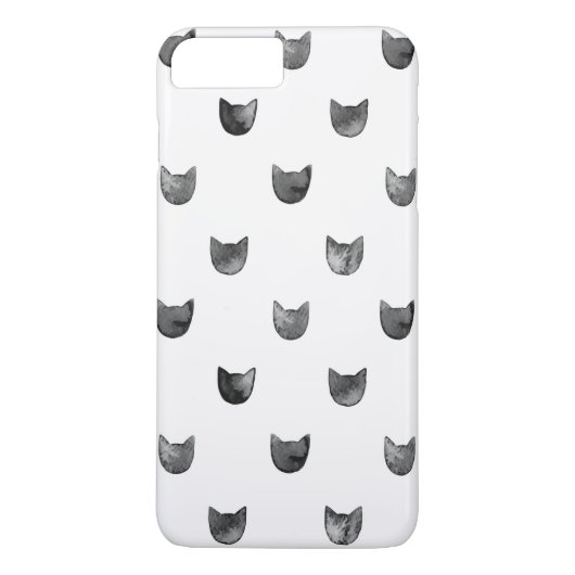 Girly Cute Cat Pattern Case-Mate iPhone Case (Achterkant)