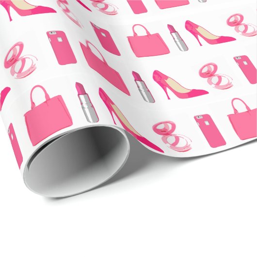 Girly dingen cadeau wrap cadeaupapier (Rol Hoek)