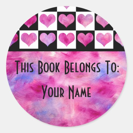 Girly Dit boek is van Sticker (Voorkant)