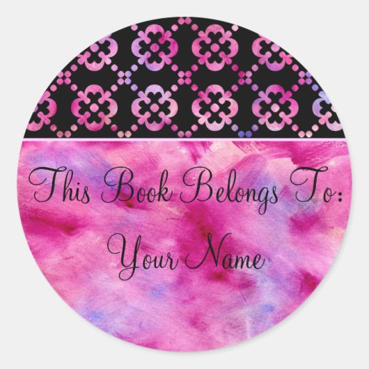 Girly Dit boek is van Sticker (Voorkant)