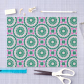 Girly Elegant Colorful Mosaic Geometric Pattern Tissuepapier (Craft)