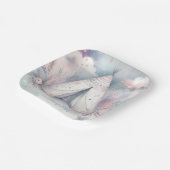 Girly Enchanted Teepee Sleepover Verjaardagsfeest Papieren Bordje (Gebogen)