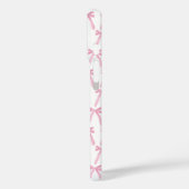 Girly Esthetische Ribbon Coquette Roze strikjes Case-Mate iPhone Case (Achterkant / Links)