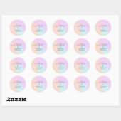 Girly ex libris bookplate stickers boek label (Vel)