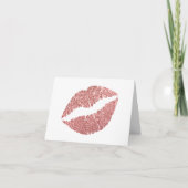 Girly Faux Roos Gold Bokeh Sparkles Bedankkaart (Voorkant)