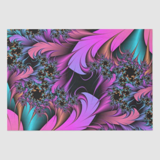 Girly Feathers Tissue Paper Tissuepapier (Voorkant)