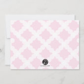 Girly First Holy Communion photo merci (Dos)