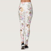 Girly Floral Fairy Enchanted Forest Leggings (Achterkant)