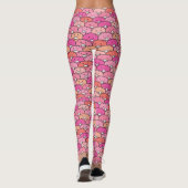 Girly Funny Pig Pattern Leggings (Achterkant)