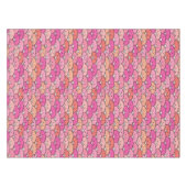Girly Funny Pig Pattern Tafelkleed (Voorkant (Horizontaal))