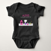 Girly Future Scientist Romper (Voorkant)
