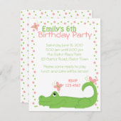 Girly Gator Kaart (Voorkant / Achterkant)