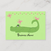Girly Gator Visitekaartje (Achterkant)