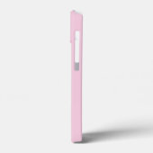 Girly Girl Hot Pink Hearts met naam Case-Mate iPhone Case (Achterkant / Links)