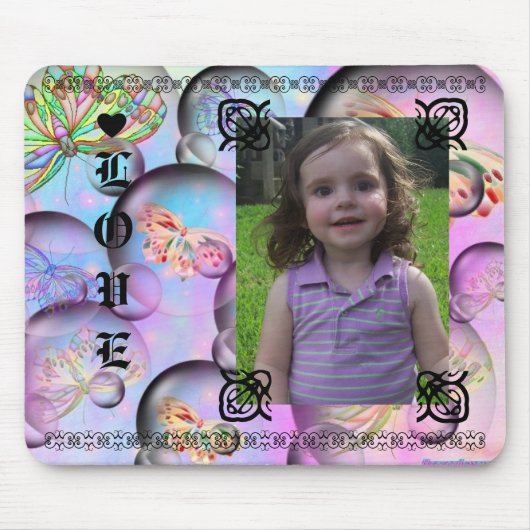 Girly Girl Mousepad Muismat (Voorkant)